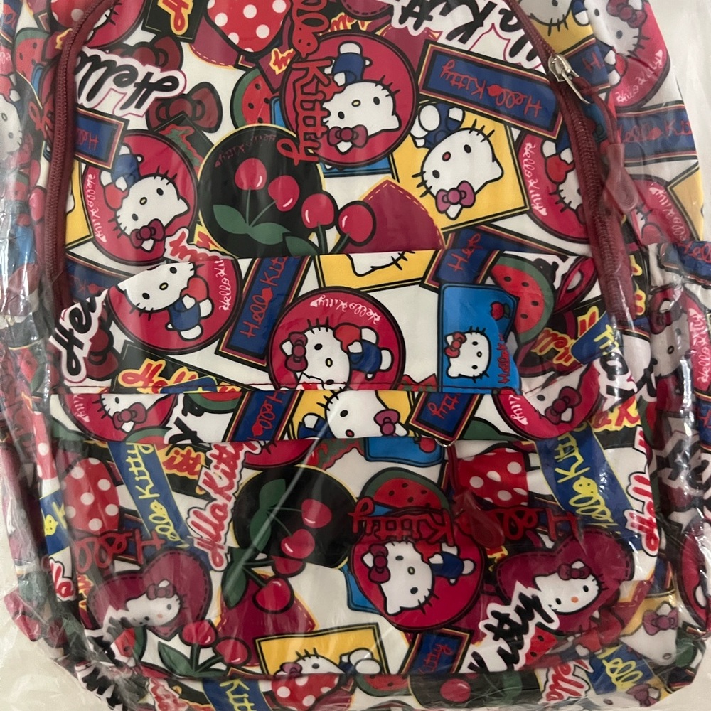 Hello Kitty Colorful Kids Backpack - Picture 3 of 4